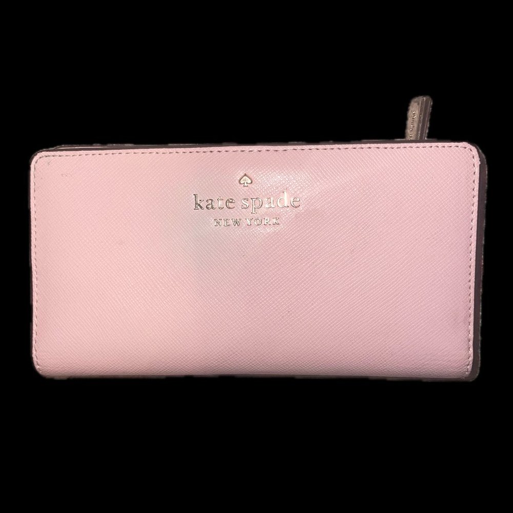 Pink Kate Spade Leather Wallet